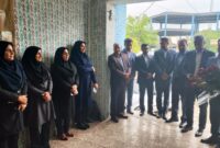 کارکنان شعبه بیمه دانا یاسوح  با حضور در دبیرستان دخترانه نمونه الزهرا روز معلم را تبریک گفتند
